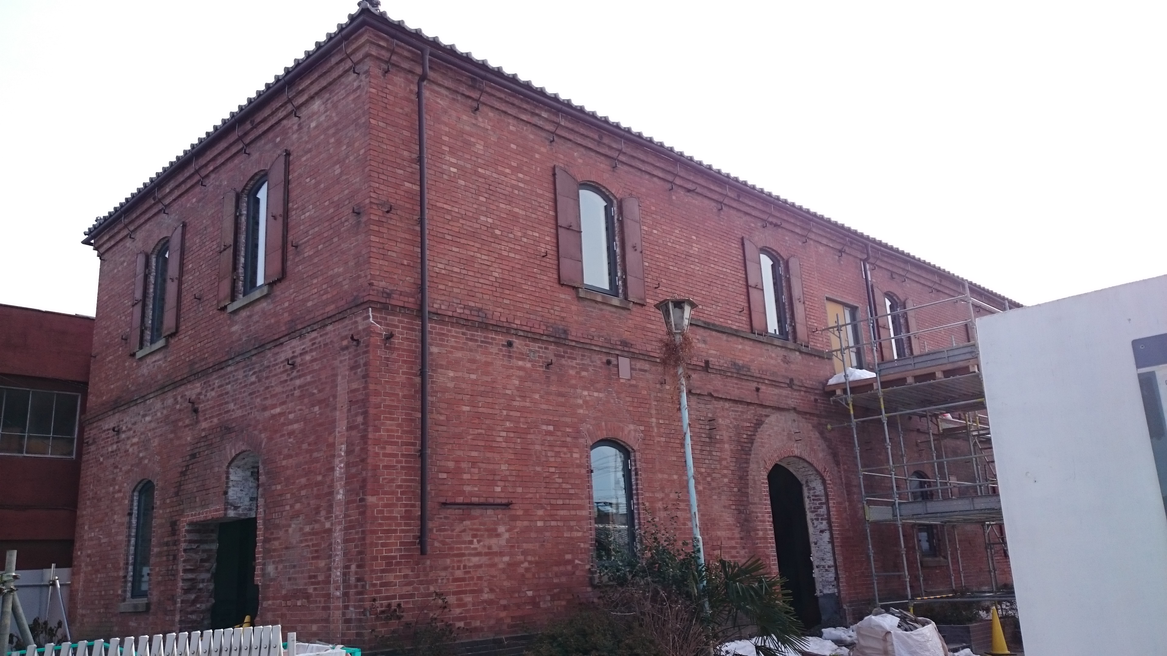 旧本庄商業銀行煉瓦倉庫保存改修二期工事